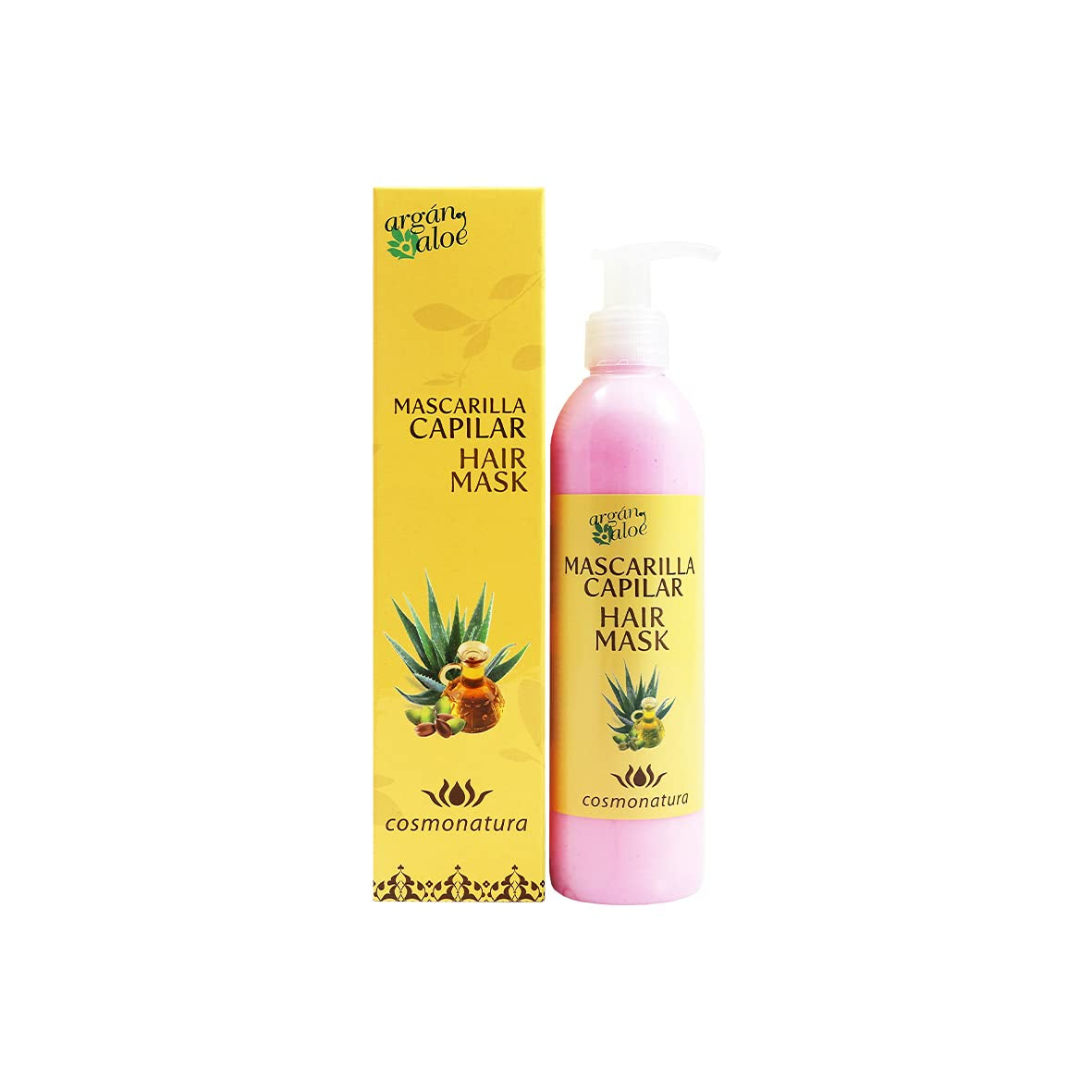 70060 Hårmask med aloe och argan, 250 ml Hårmask Naty Shop Standardtitel