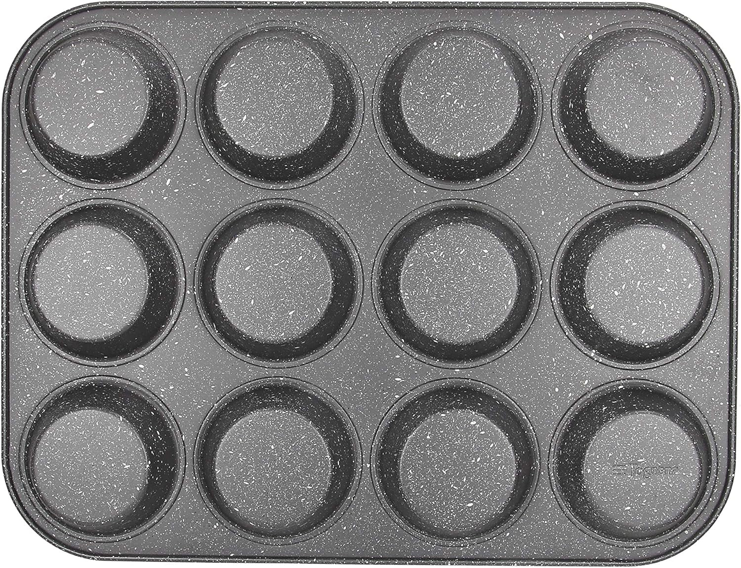 Pure Roq Muffinform Für 12 Muffins, Aluminium, Schwarz Formar och bakplåtar Naty Shop
