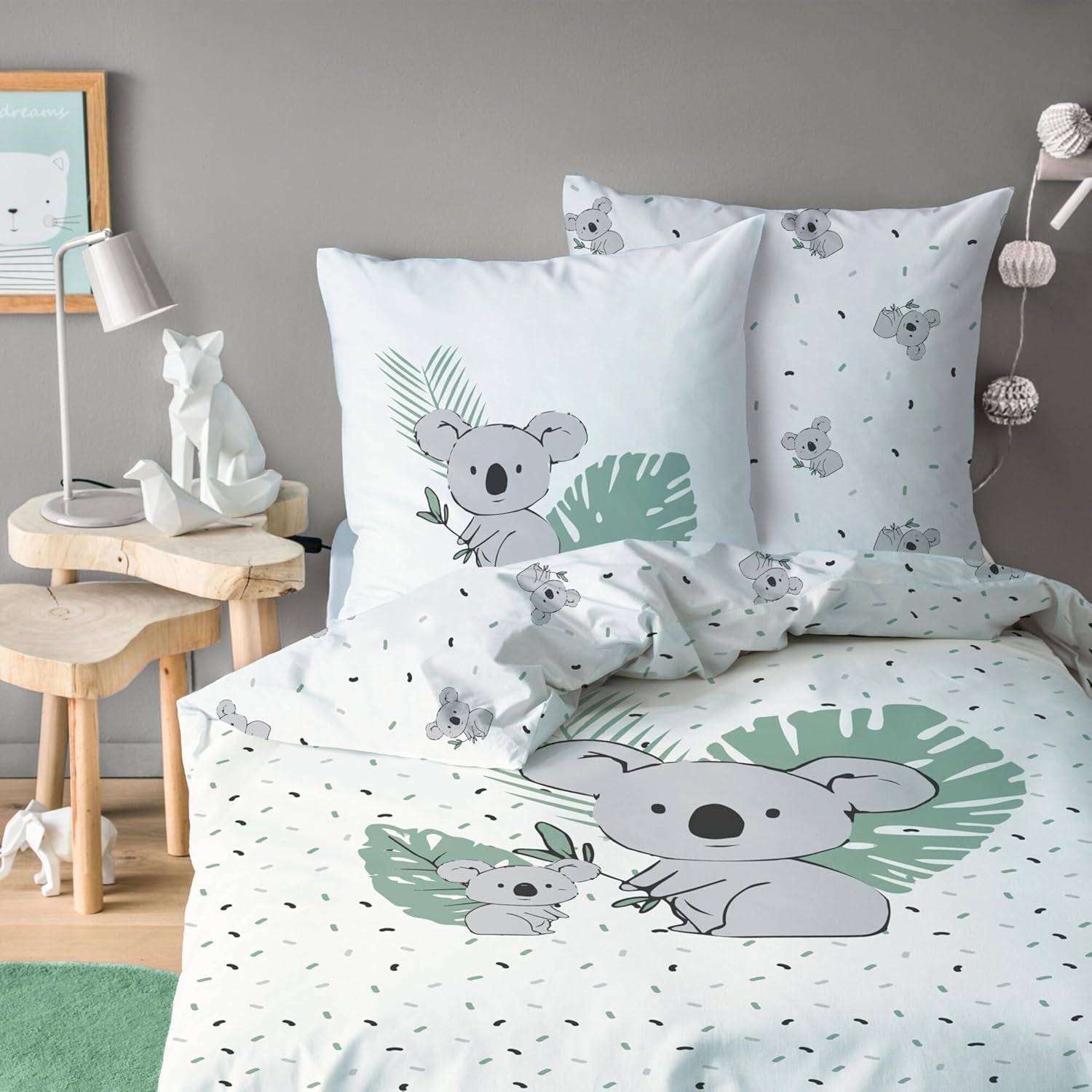 Barnsängkläder, Koalabjörn, unisex, 100 % bomull Sängkläder - barn Naty Shop
