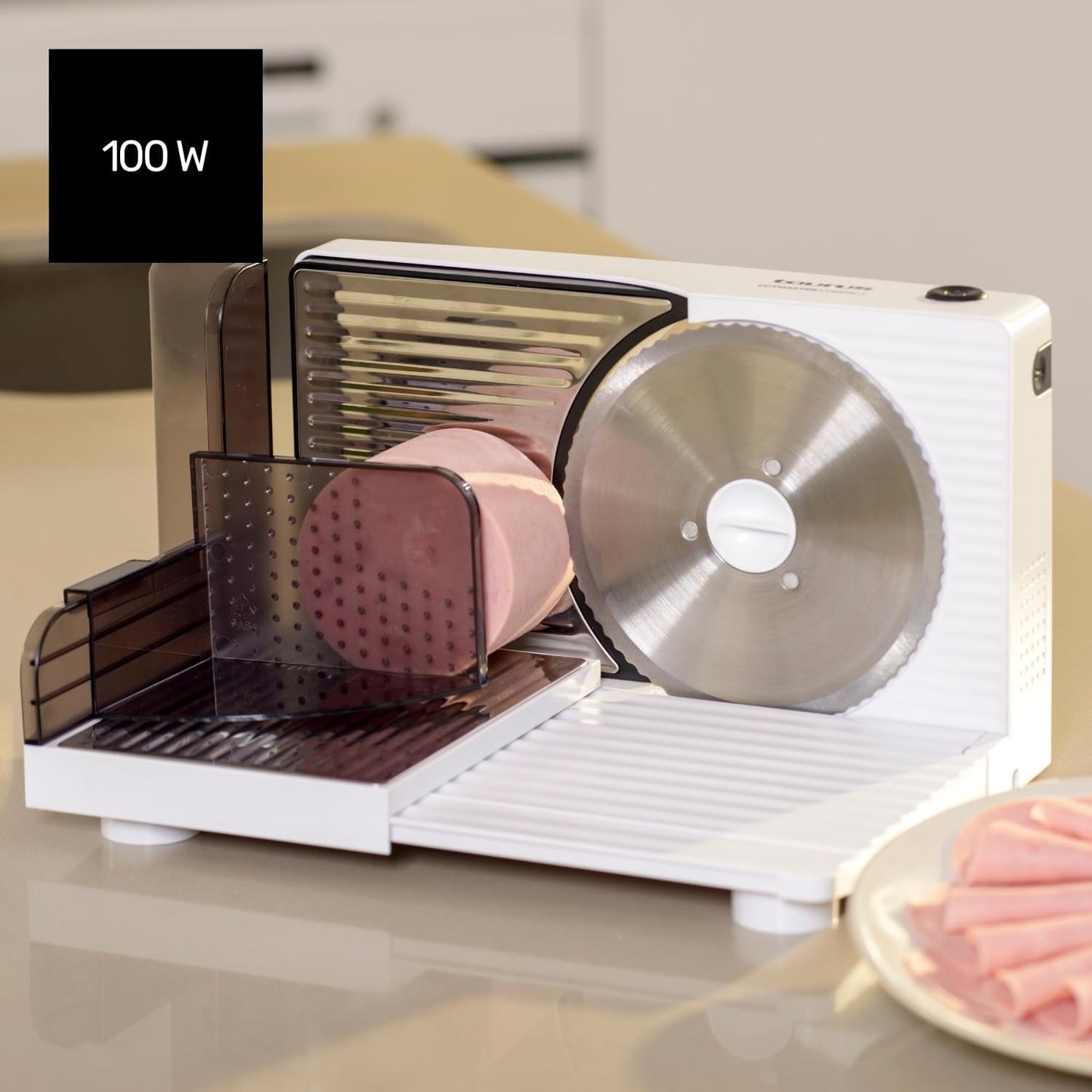 Cutmaster Compact, skärare, rostfritt stål, 100 W rivare och skärmaskiner Naty Shop