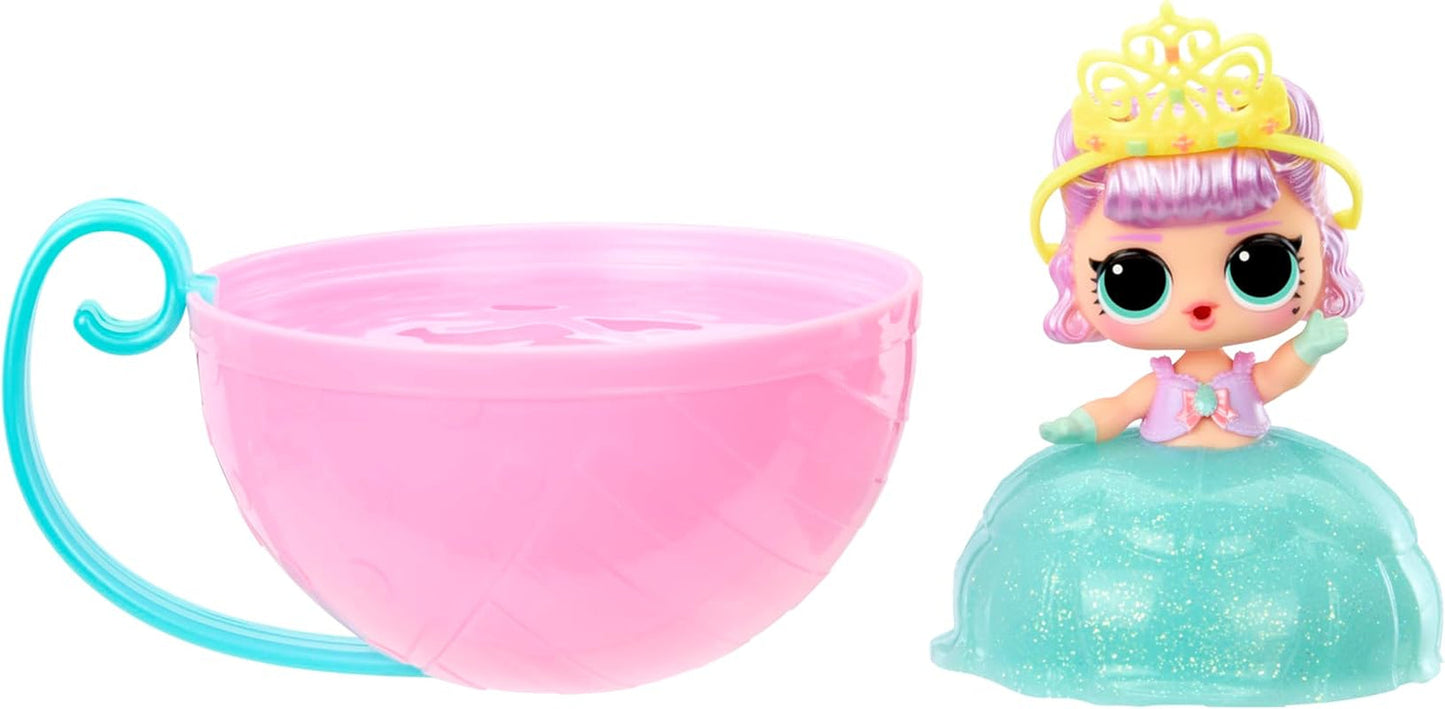 LOL Överraskning! Princess Tots - Innehåller 1 docka, pansarförpackning, 2 färger för att skapa en prinsessklänning, 8 dockor att samla in