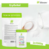 Erythritol - Naturligt sockeralternativ, 2 kg sötningsmedel Naty Shop