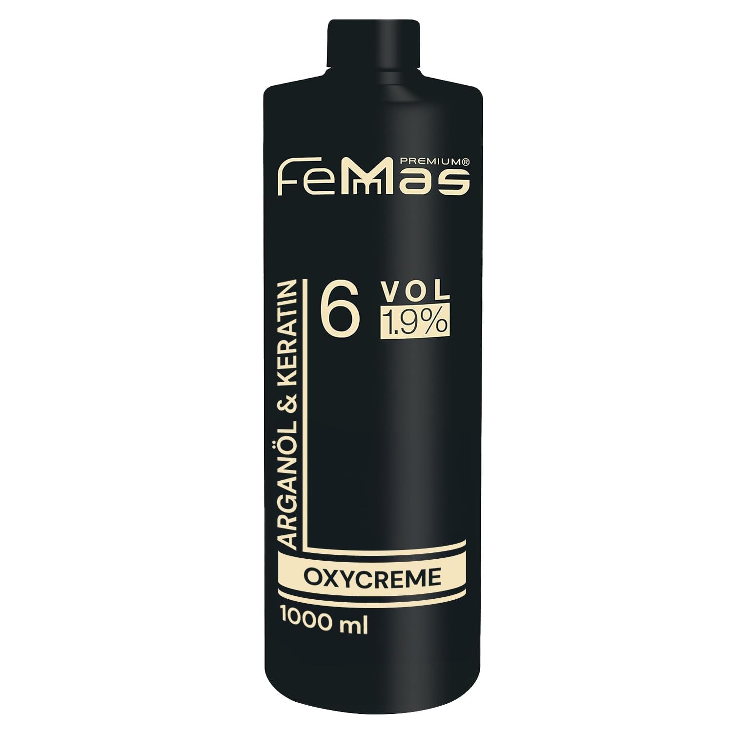 FemMas Oxycreme i 6% 1000 ml I Oxidationsmedel för hårfärgning och färgning I Enkel applicering och optimal fixering I Framkallare för enhetliga resultat i salongskvalitet I Hårfärgningsframkallare Hårfärgningsmedel Naty Shop 1,9 1 liter (1 förpackning)