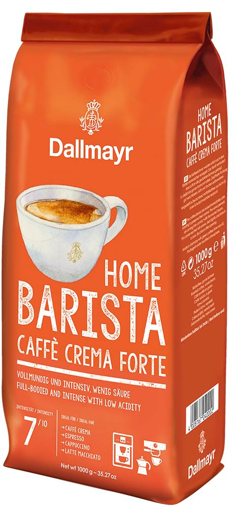 Hemma Barista Caffé Crema Forte 1000g hela bönor