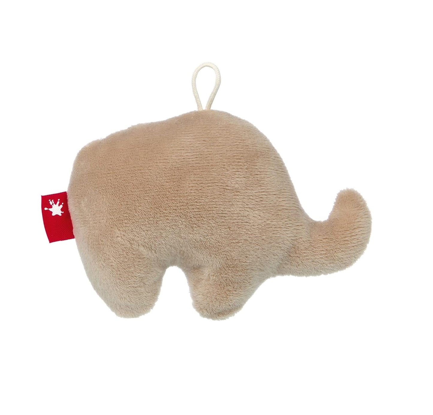 SIGIKID Catch Elephant, RedStars Baby Rattle Toy: Catch, Discover, Play, For Babys From Birth, nr. artikel 42951, beige-grå 13 cm Jucarii Bebe Naty Shop
