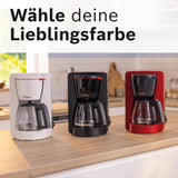 Bosch MyMoment TKA2M113 Filter Espressobryggare, 1,25L glaskaraff, 10-15 koppar, 40 minuters varmhållningsfunktion, Antidroppsystem, Roterande filterhållare, Löstagbar vattentank, 1200 Watt, Mattsvart