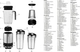 WMF Kult Pro Multifunktionsmixer Hochleistungsmixer, 30 000 U/Min, Smoothie Maker, Standmixer, Ice-Crush Funktion, 4 Mixbehälter Inkl. Togo-Verschluss Kitchen Naty Shop