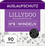 LILLYDOO Babyblöjor Hudvänliga - Storlek 3 (6-10 kg), 29 delar, tillförlitligt läckskydd, mjuk, parfymfri och lotionfri för känslig hud, dermatologiskt testad