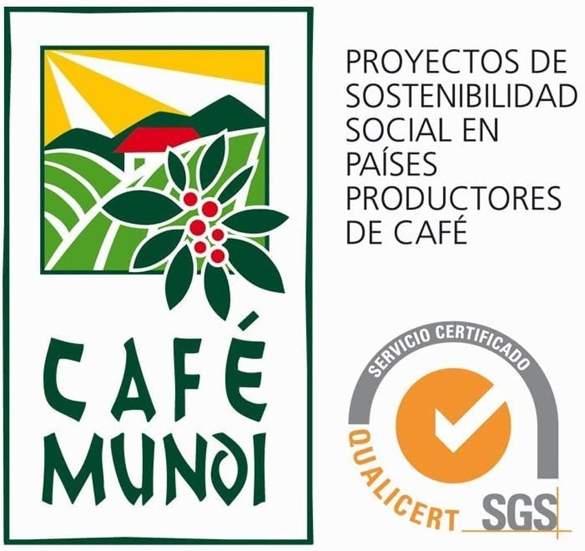 Koffeinfria kaffebönor 1 kg naturlig 100% - Espresso Intensiv smak från Colombia och Brasilien.