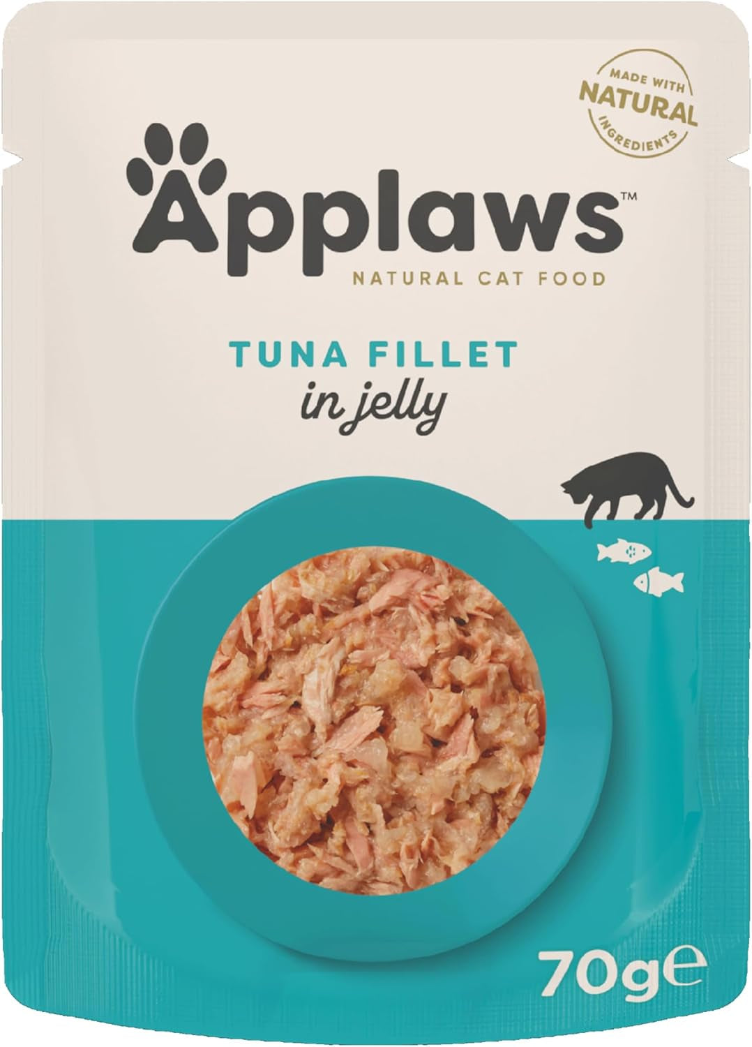 Applaws Cat Pouch tonfiskfilé i gelé 1x (16x70g)