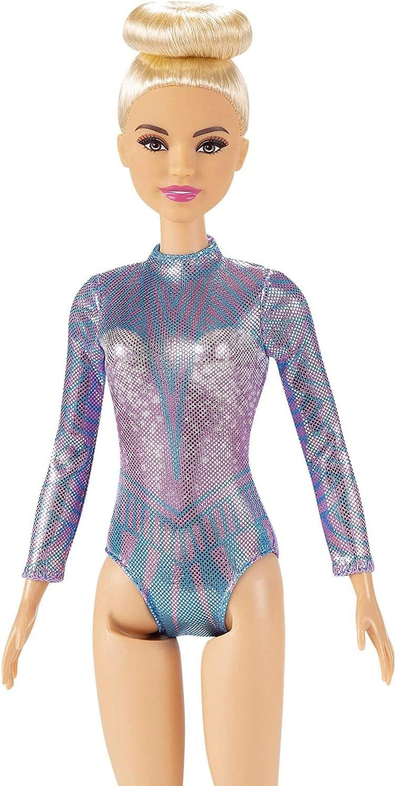 Barbie You Can Be Anything Serie Blont hår Rytmisk Gymnastik Tillbehör Docka ingår Barn Presentleksak Ålder 3+ GTN65