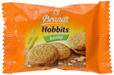 Brandt Hobbits Crunchy - 2-pack - Cateringkartong med 60-pack - Högfibrig havregryn fullkornskex (60 x 22,8 g)
