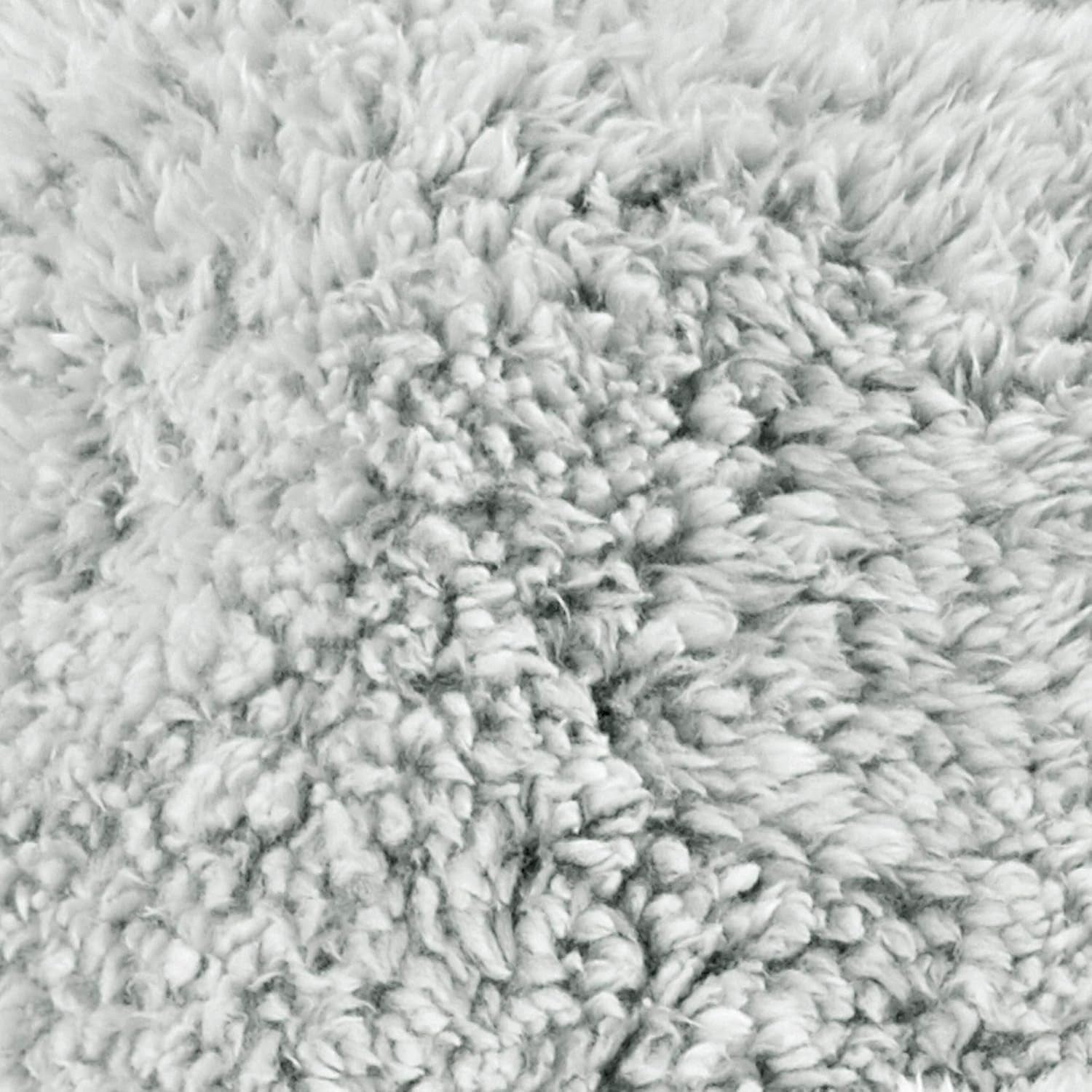 Aqua-Textil Fluffig mysig filt 150 X 200 Cm Grå Vit Melange Plysch TV-filt Överkast Sherpa Fleece Oeko-Tex Ottawa Sängar och filtar Besuche den aqua-textil-Store