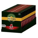 Kaffeekapseln Lungo Intenso, Intensität 8 av 12, 10 x 20 Getränke & Kaffeekapseln Lungo Classico, Intensität 6 av 12, 20 Nespresso®* kompatibel Kapseln, 10 x 20 Getränke