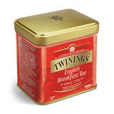 Twinings English Breakfast Tea Loose Black Tea in Tea Box Starkt svart te från högkvalitativa teblad plockade från de bästa teplantagen i Sri Lanka och Indien G, neutralt, 100 gram