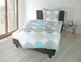 Bierbaum sänglinne, maco-satin, Designad i Tyskland, modell 6383 turkos 02, 155X220 Cm + 80X80 Cm, komfortstorlek Sängar och filtar Besuche den Bierbaum-Store
