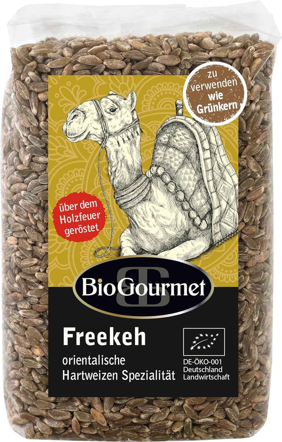 BioGourmet Freekeh, Grönt Vete 1 x 500g Påse - Ekologisk