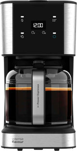 Espresso med filter Cecotec Coffee 66 Drop and Touch, effekt 950 W, 1,5 L, 12 koppar, pekskärm, glaskaraff, 24-timmarstimer, 6 strömbrytare, återanvändbart nätfilter