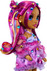 Rainbow High Be Dazzling - Noemie Violette - Lila 28 cm modedocka med dekorationsverktyg, gnistrande ädelstenar och stylingtillbehör