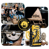 Doppio Cream & Flavor 1KG | Kaffebönor 80% Arabica och 20% Robusta | med toner av kakao, nötter och kola | Färsk och medelstekt, låg syra | för espresso | Blue Orca Coffee