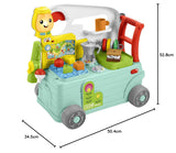 Fisher-Price - Laugh and Learn Camper 3-i-1 Baby Push Toy and Music Activity Center Baby Toy 9-36 månader HCK51 Baby Toys Naty Shop