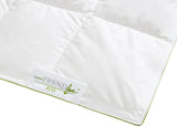 Badenia Trendline Eco varmt täcke med 90% dun och 10% fjädrar klass I, 135 X 200 cm, vit, Oeko-Tex certifierad, tillverkad i enlighet med tysk kvalitetsstandard Täcken och täcken Naty Shop