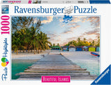 Ravensburger Puzzle Beautiful Islands 16912 - Caribbean Island - 1000 bitars pussel för vuxna och barn över 14 Puzzle Naty Shop