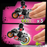 LEGO 60361 City Stuntz Ultimate Stunt Rider Challenge, 3-i-1-stunts för 1 eller 2 spelare, med 2-hjuliga leksaksmotorcyklar för barn, Set 2023 Byggset Besuche den LEGO-Store