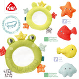 Fehn groda badnät - Babybadleksak för badkar - Flytande vattenleksak för glatt badkul - Badleksak för spädbarn och småbarn från 0+ månader Babyleksaker Naty Shop