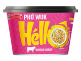 HELLO PHO WOK snabbrisnudlar, nötkött - 1 x 76 g