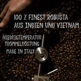| Kaffeebohnen extra stark | Espresso 100% Robusta | viel Kaffein wenig Säure | 1000g ganze Kaffee Bohnen | geigeint für Helautomatisk | mit Zufriedenheitsgarantie