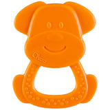 Chicco ECO+ Teething Ring Frog, Tandring för nyfödda med spikar, Tillverkad av mjuk bioplast, Bandleksak för nyfödda och barn från 3 till 18 månader