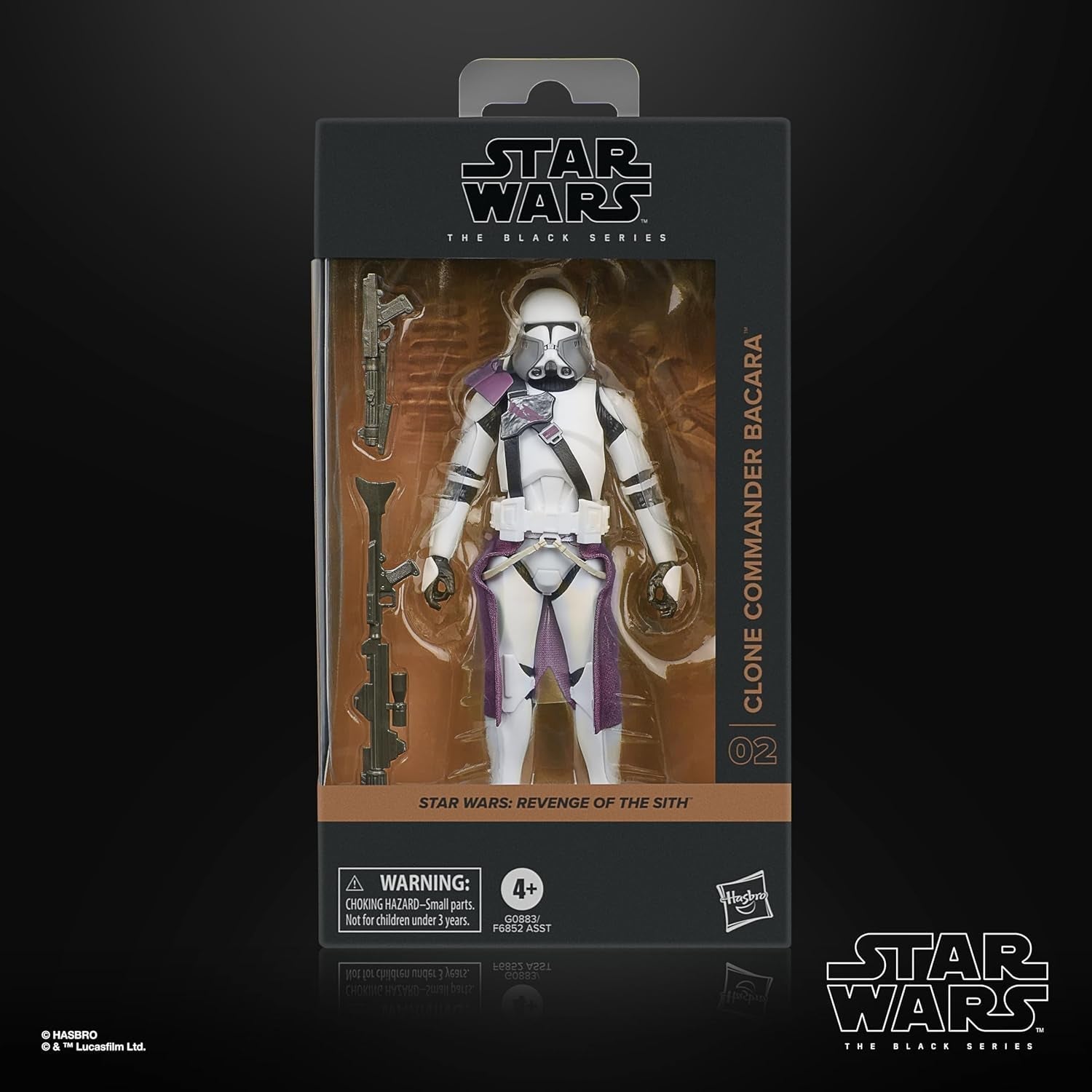 Star Wars Black Series Clone Commander Bacara, Star Wars: Ahsoka Premium Samlarfigur (15 cm) Actionfigurer Naty Shop