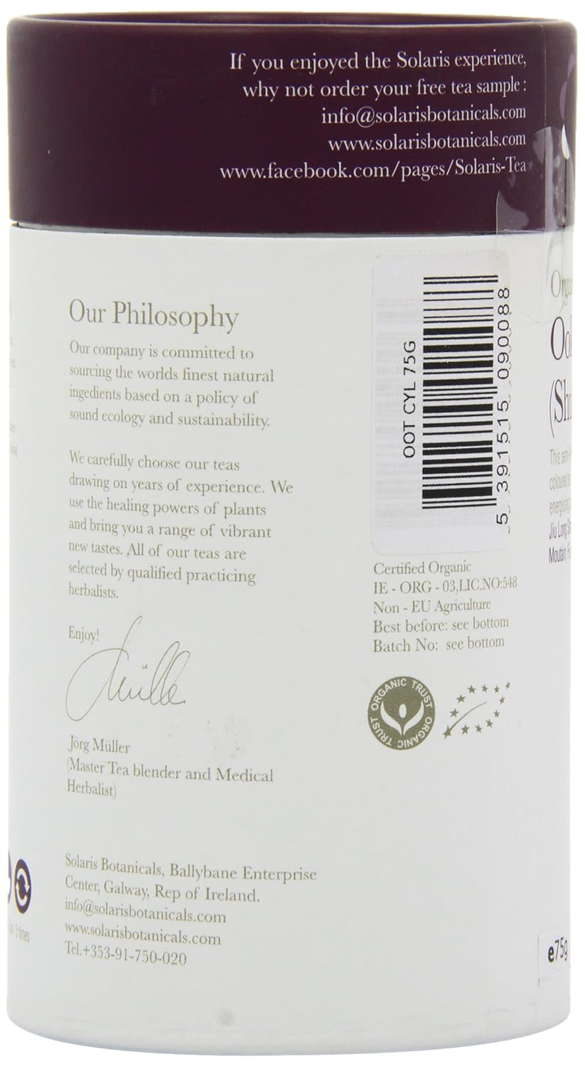Ekologisk Oolong (Shui Xian), förpackning med 1 (1 x 75 g)