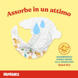 Huggies Unistar blöjor, storlek 4 (7-14 kg), förpackning med 128 blöjor (basic)