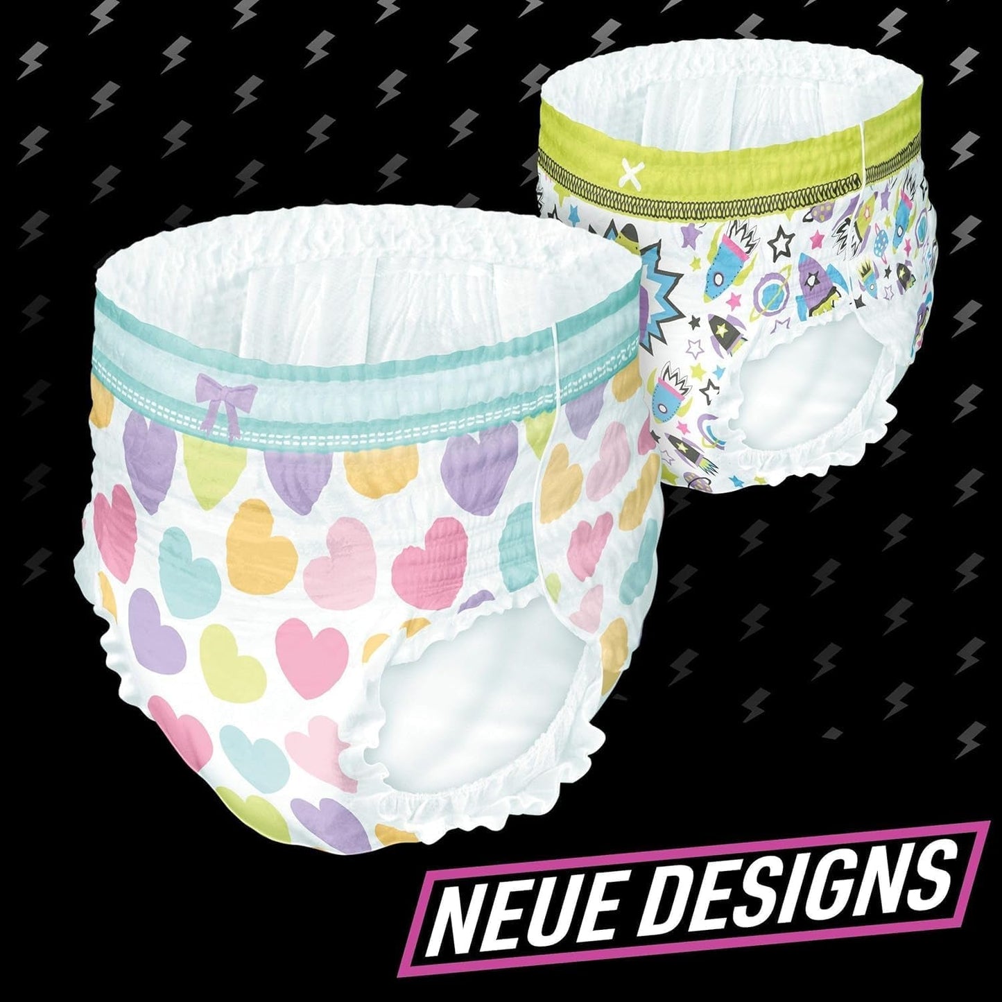 Hearts Pyjamasbyxor 9 nattabsorberande kalsonger 8 år 27kg-43kg läckageskydd hela natten