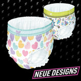 Hearts Pyjamasbyxor 9 nattabsorberande kalsonger 8 år 27kg-43kg läckageskydd hela natten