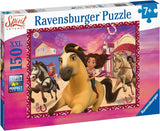 Ravensburger Pussel för barn - 12994 Friends For Life - Dreamworks Spirit Pussel för barn från 7 år, med 150 bitar i Xxl-format Puzzle Naty Shop