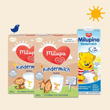 Milupa Milumil Tillväxtmjölk 2+ - Från 1 år - För små barn i tillväxtfasen - 5 x 550 g