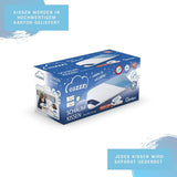 Genius Eazzzy skumkudde 40X80 Cm höjd 10Cm - Nackstödskudde med 2 grader av hårdhet + kylande gelskum - Sovkudde för sido-, rygg- och magslipare mot nacksmärta, polyester Naty Shop standardkuddar