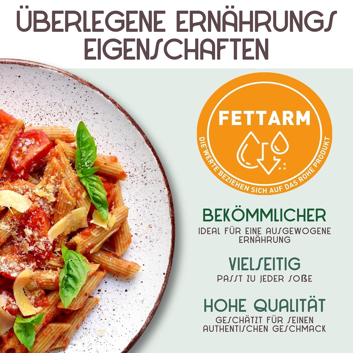 Ekologisk Tortiglioni Pasta nr 89 - 500g Vetepasta med låg fetthalt – Låg fetthalt – Källa till fiber och protein