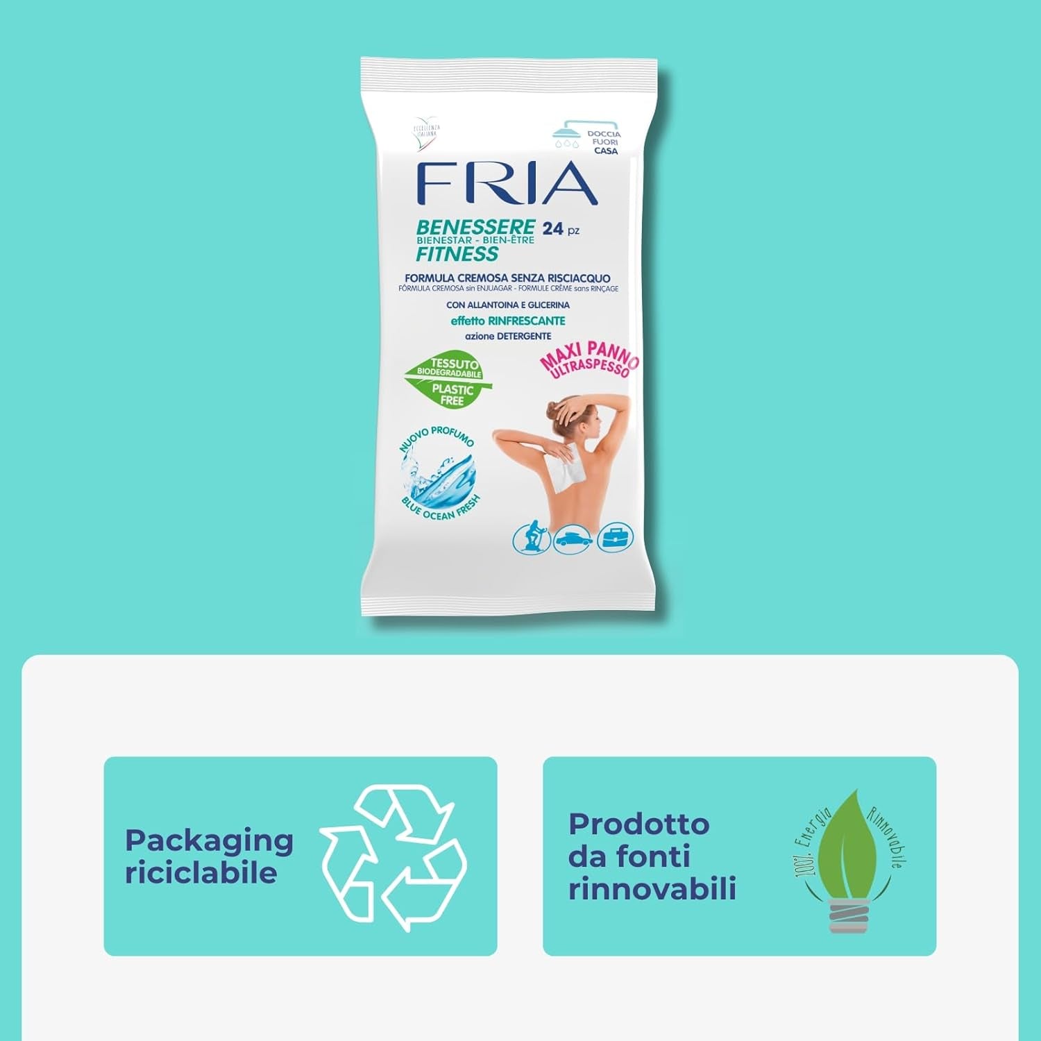 Servetter för kroppens välbefinnande 24 stycken