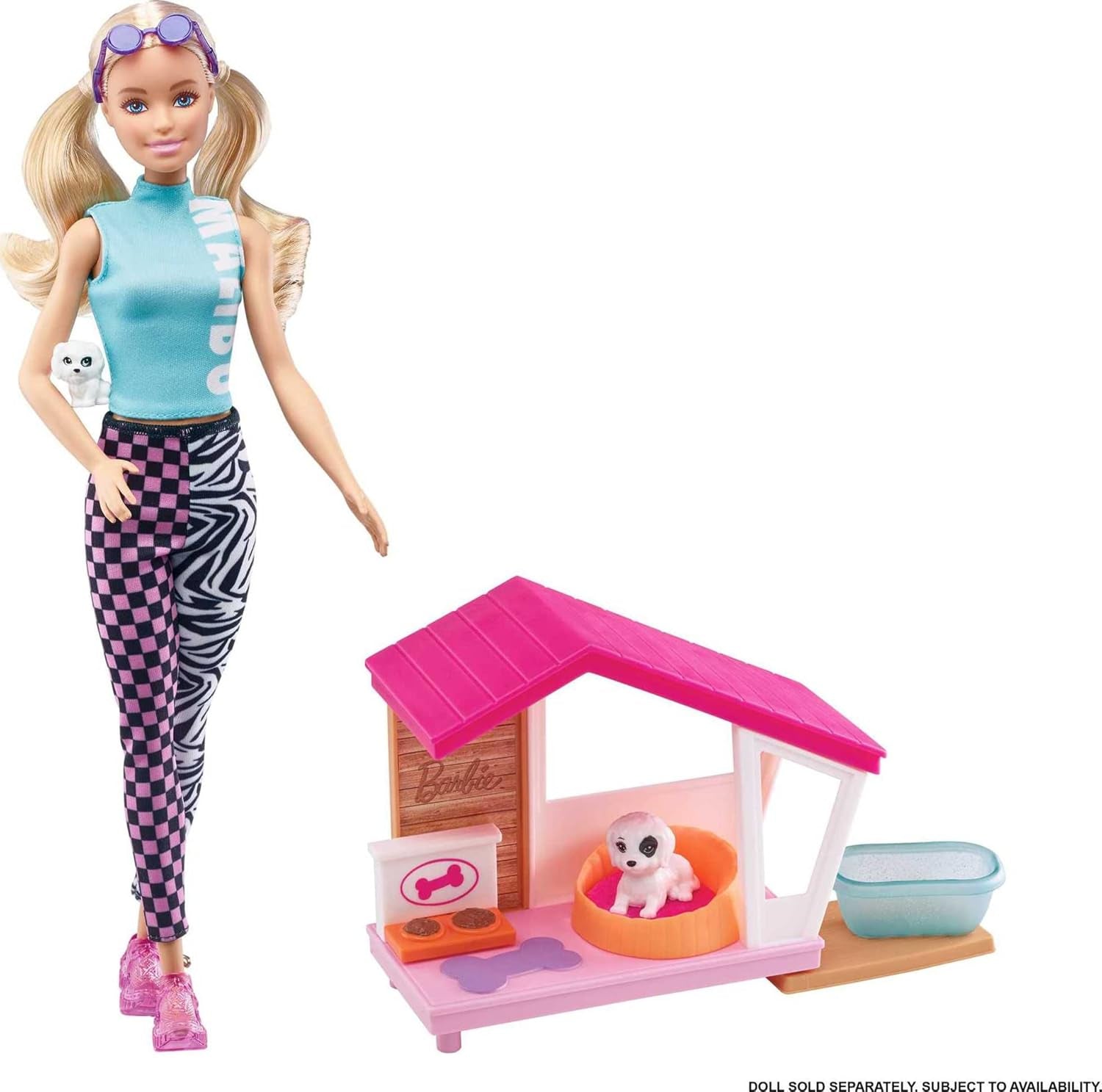 Barbie GRG78 - Minilekset med 2 hundar, hundhus och tillbehör, present till barn från 3 till 7 år Naty Shop Dolls