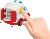 Vtech TUT TUT Baby Flitzer - Ambulans - Leksaksbil med musik, ljusknapp, intressanta meningar och ljud - För barn i åldrarna 1-5 år, 8,8 x 5,5 x 7 cm Bebe Toys Naty Shop