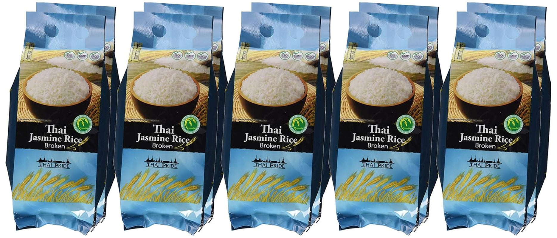 Doftande brutet ris, förpackning med 10 st (10 x 1 kg)