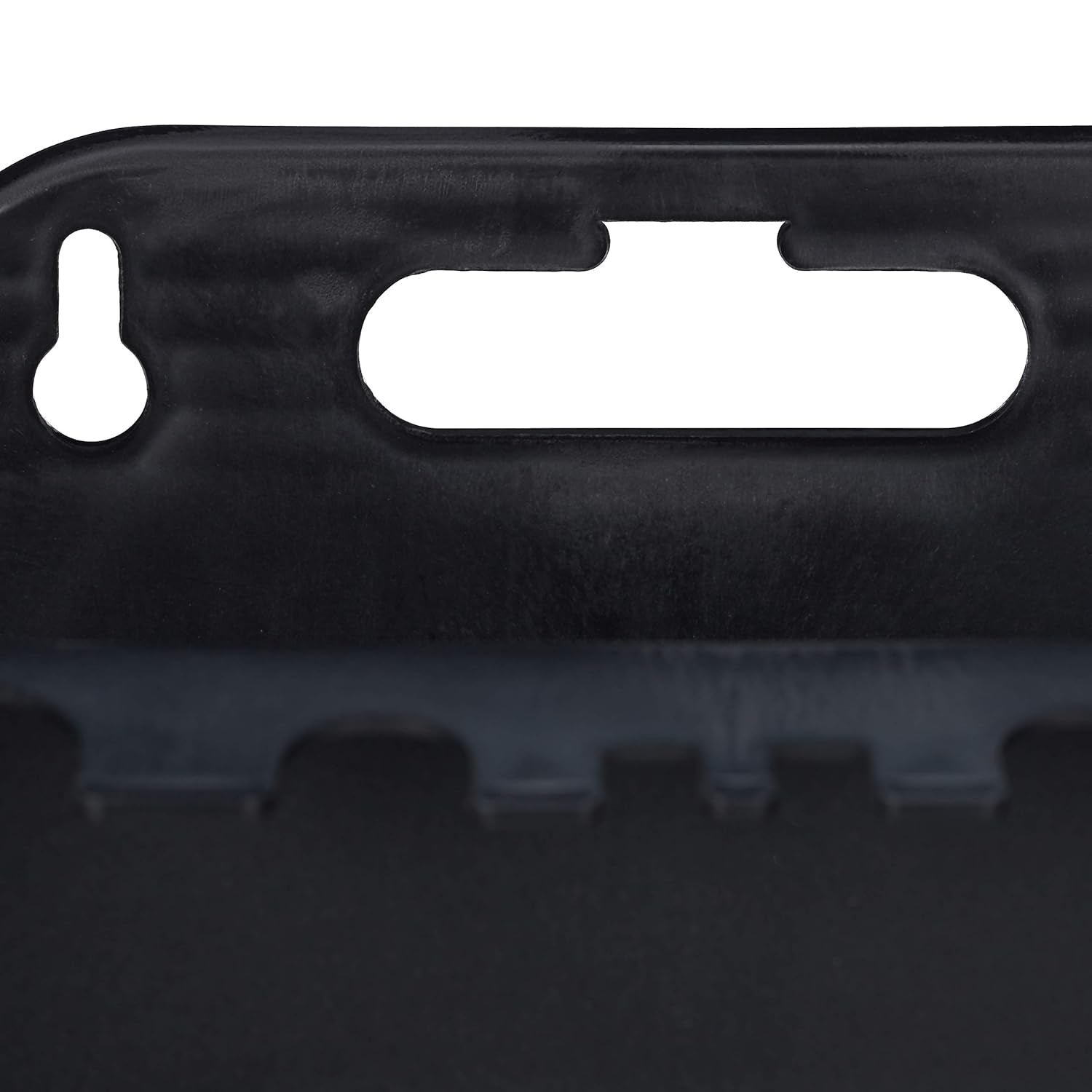 Relaxdays Slanghållare, Plast Väggmonterad Slanghållare, Trädgårdsslanghängare, Höjd 14 x 24 x 16 cm, Svart
