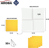 50 Aroba Airlaid servetter Textillook 19 FÄRGER 40X40 Cm 1/4-faldig högkvalitativ textillook Bröllopsservetter för jubileer Hotell Catering Helgdagar Jul Bröllop Rosa