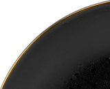 CreaTable, 22699, Industrial Gold BLACK Series, 16-delat servisset för 4, Porslin Combo Service, Diskmaskin och Mikrovågssäker, Kvalitetstillverkning