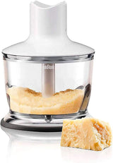 Braun Multiquick 3 MQ 3135 Saus Stabmixer – Pürierstab Mit 11 Geschwindigkeiten plus Turbo-Stufe & Edelstahl-Mixfuß, 750 Watt, Inkl. 600 Ml Mix-/Messbecher, Schneebesen & Zerkleinerer, Weiß/Grau Kitchen Naty Shop