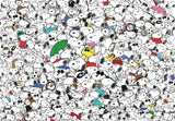 Clementoni - 39804 - Impossible Puzzle Peanuts - 1000 bitars pussel för vuxna och barn 14 år, skicklighetsspel för hela familjen Puzzle Naty Shop